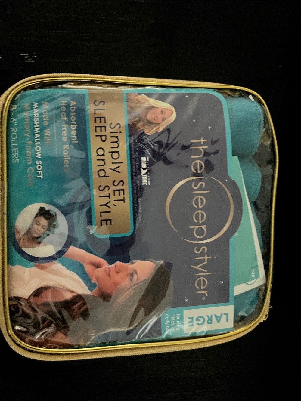 the sleep styler Simply Set Sleep and Style - Teal